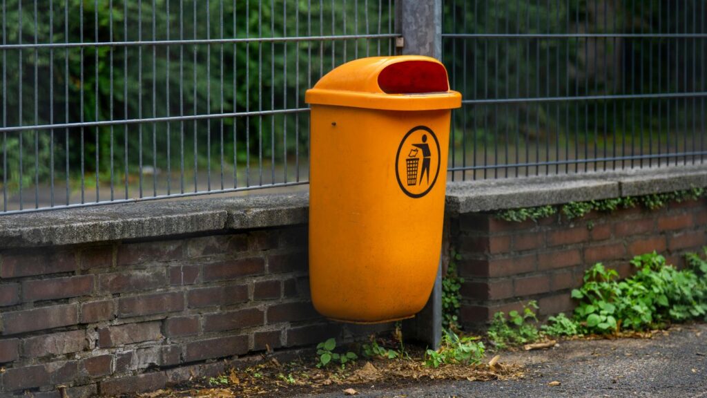 Anchor Your Trash Cans